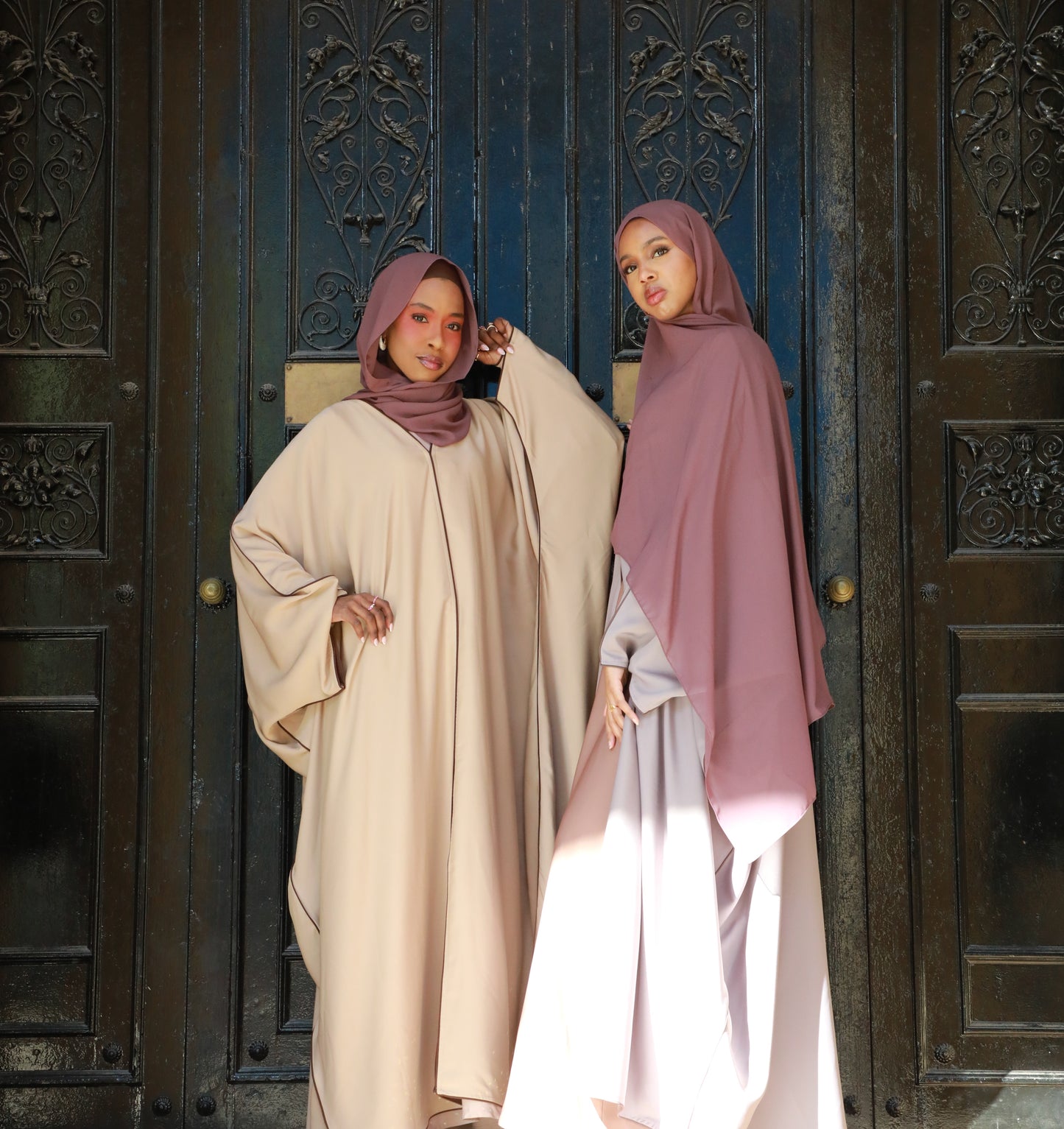 Haya Open Abaya - Cream