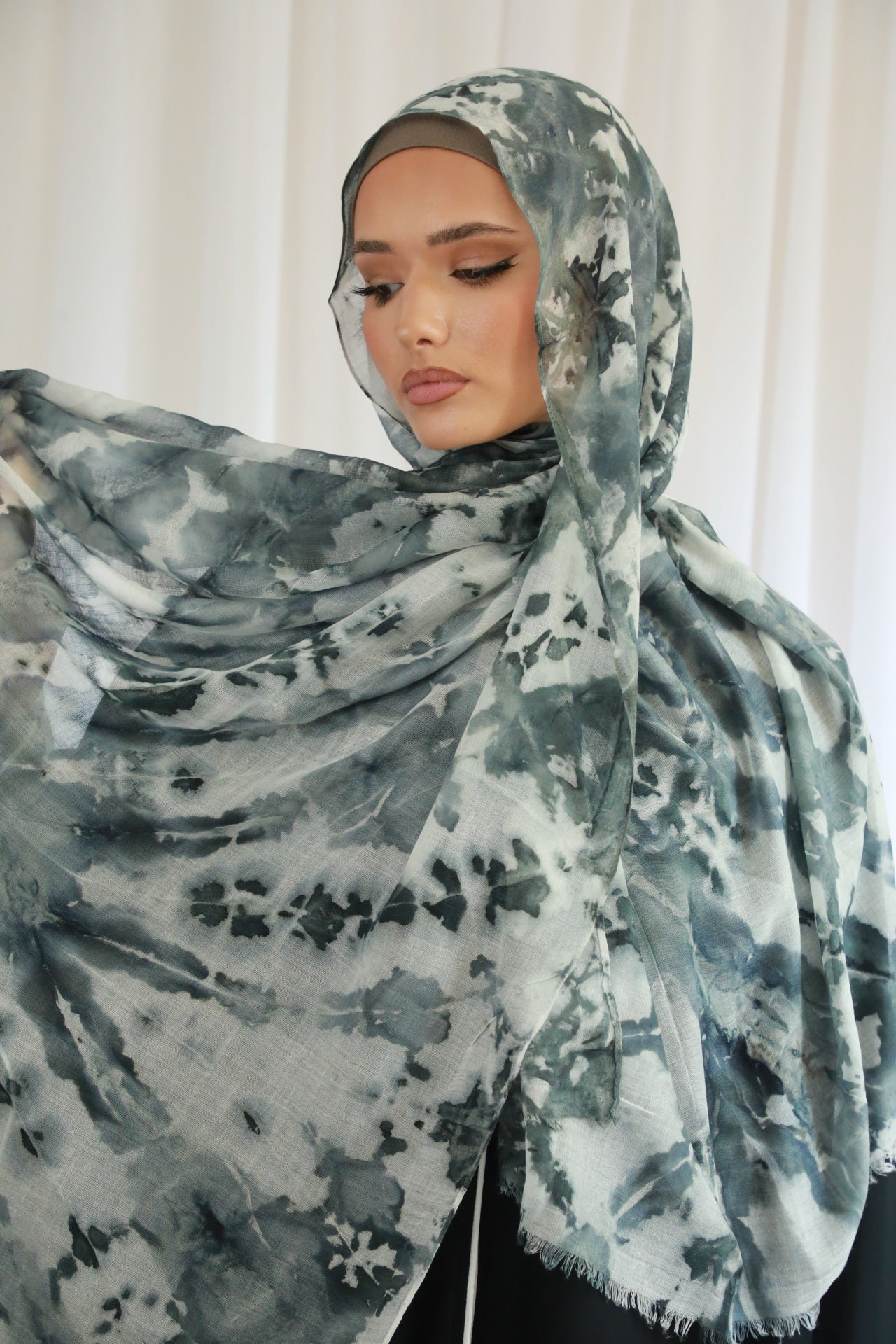 Tie Dye Print Scarf