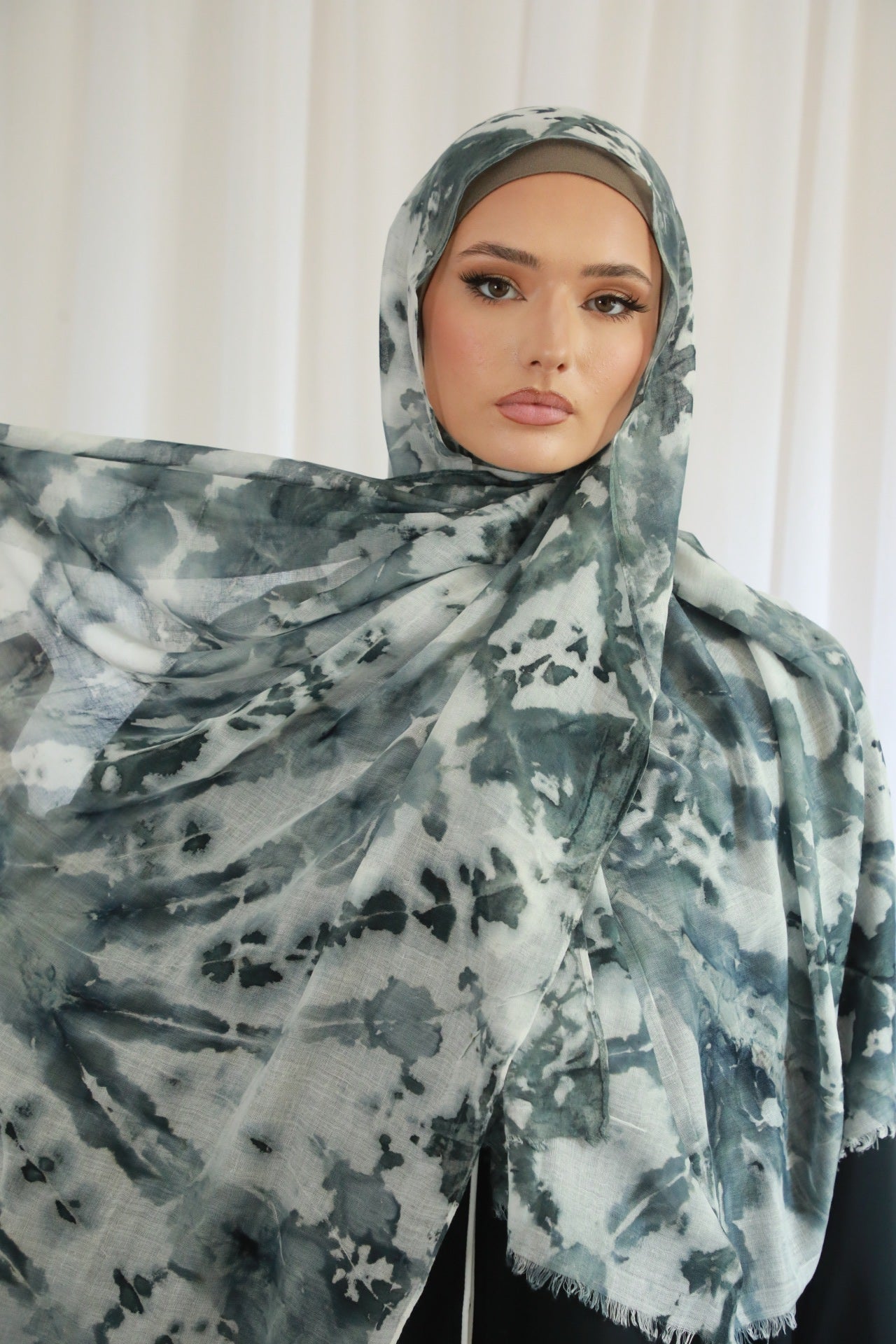Tie Dye Print Scarf