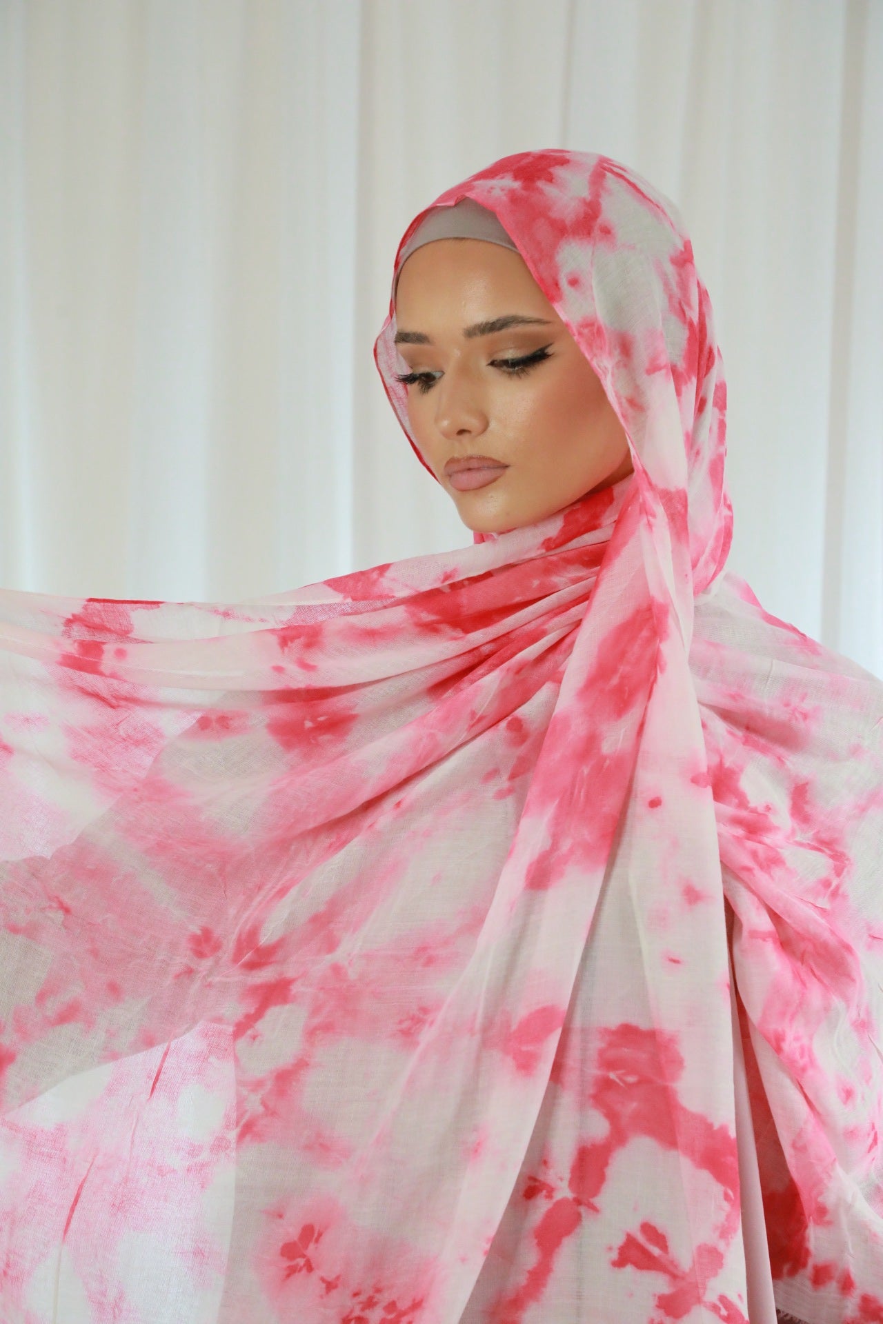 Tie Dye Print Scarf