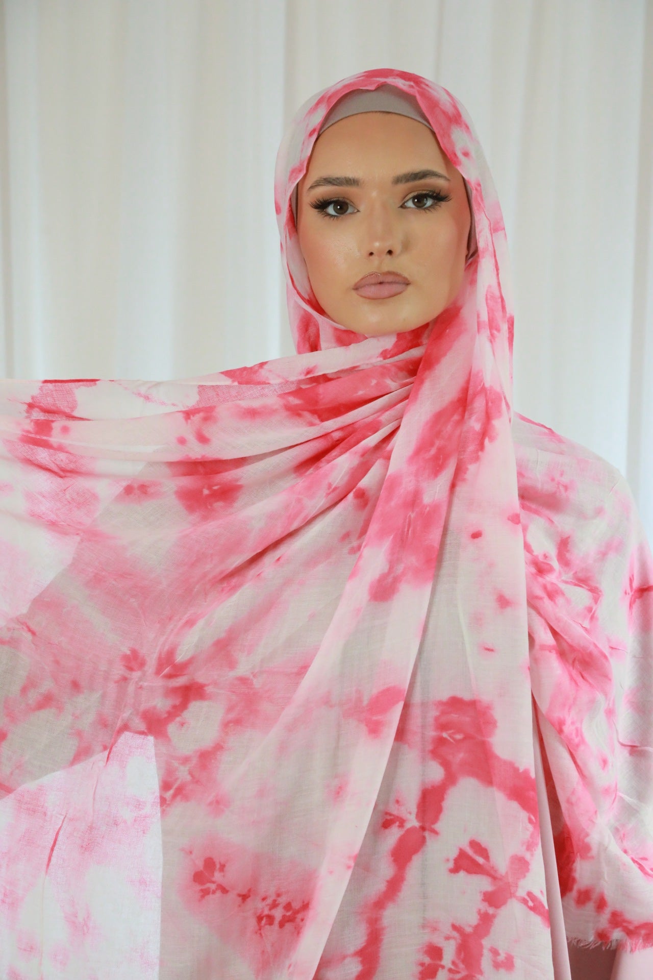 Tie Dye Print Scarf