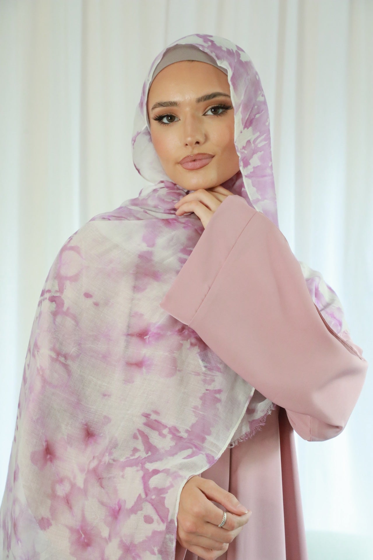 Tie Dye Print Scarf