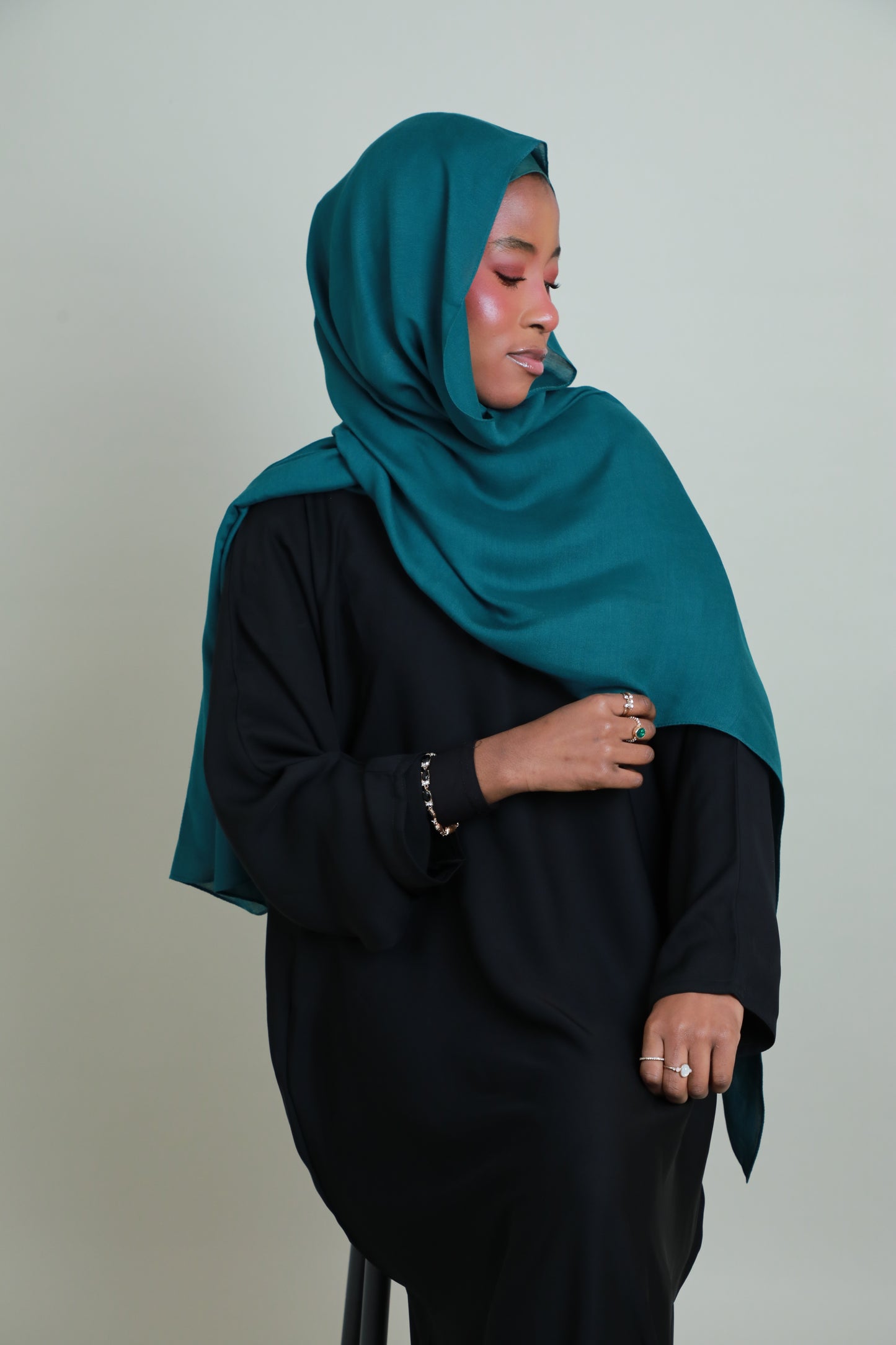 Modal Hijab With Matching Under Cap Included - Emerald