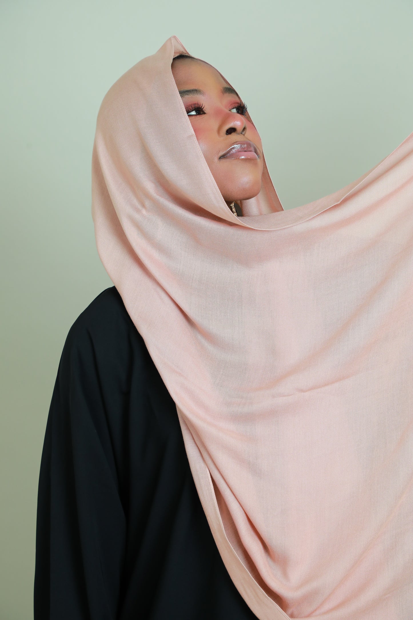 Modal Hijab With Matching Under Cap Included - Blush