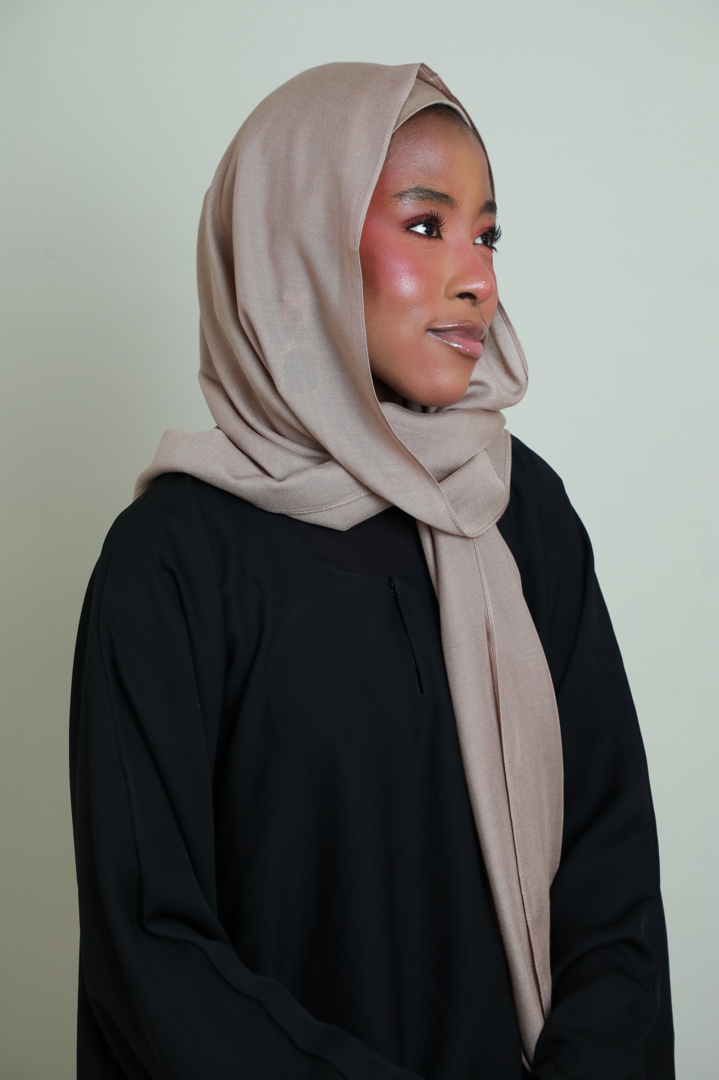 Modal Hijab With Matching Under Cap Included - Sand