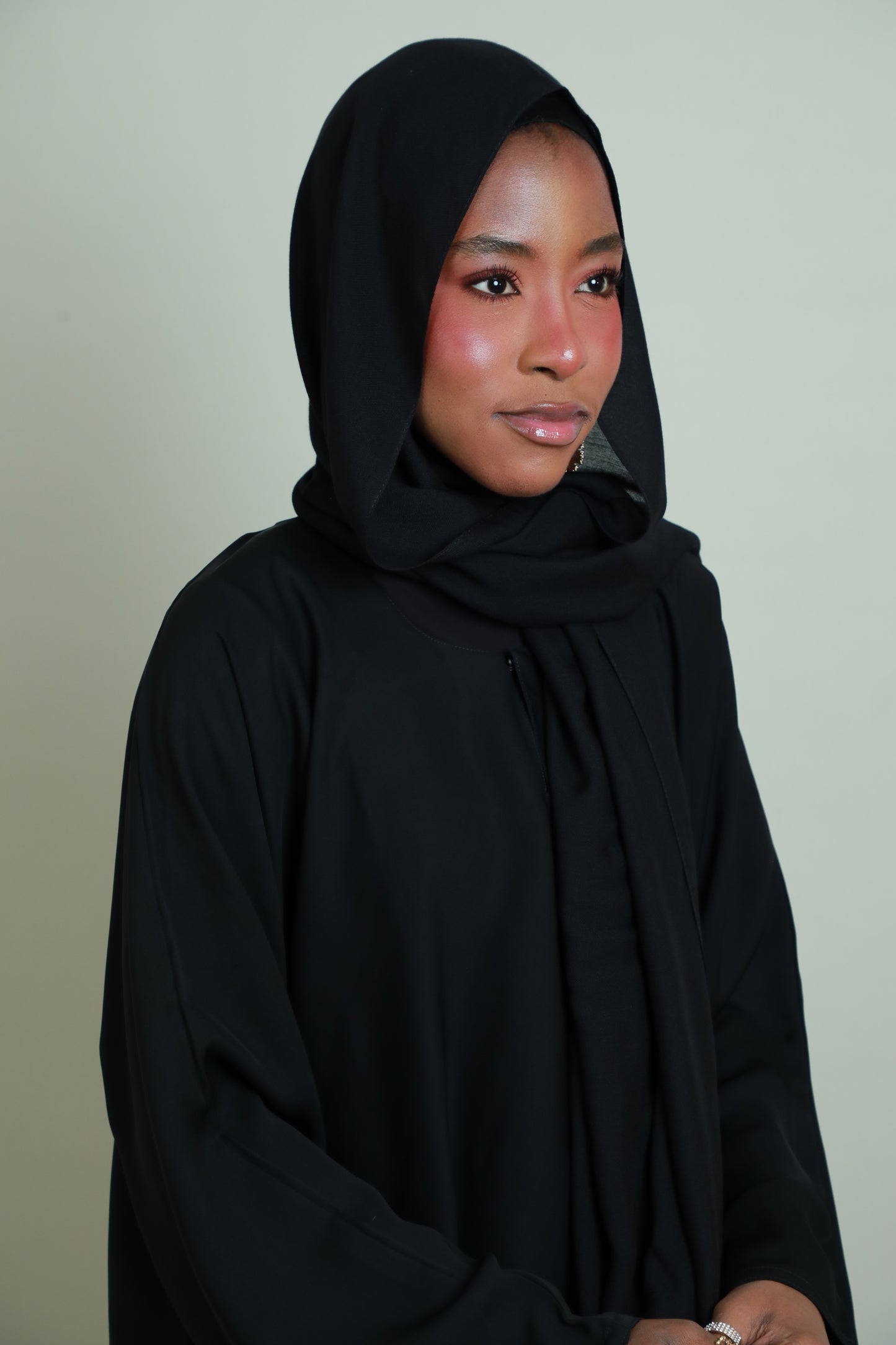 Modal Hijab With Matching Under Cap Included - Black