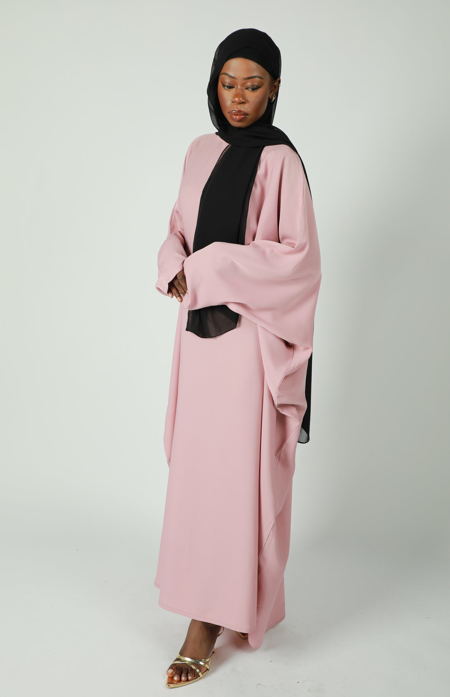 Butterfly Abaya - Pink