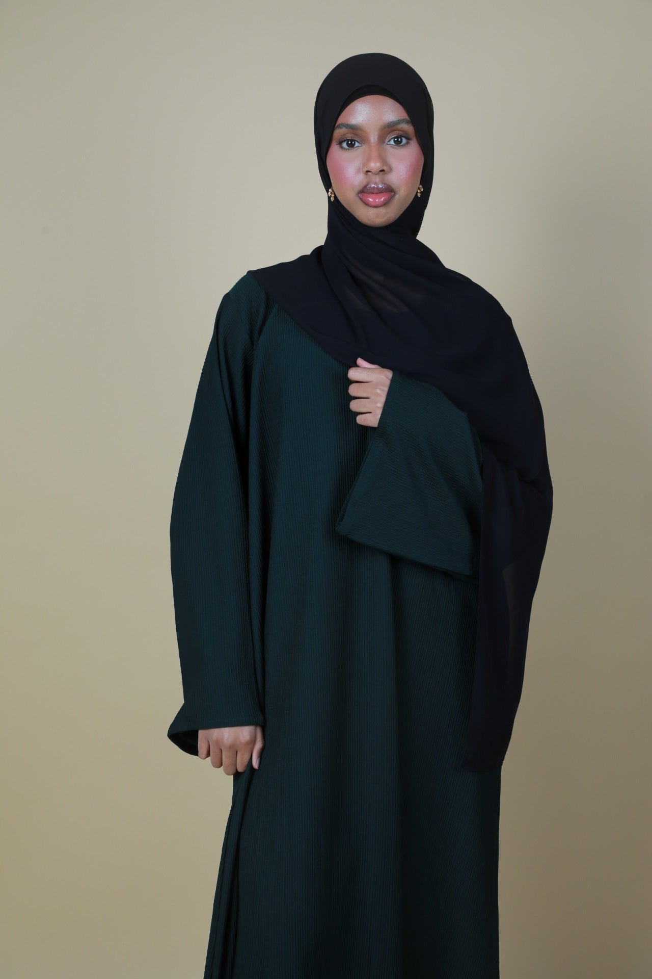 Winter Abaya (With Pockets) - Emerald