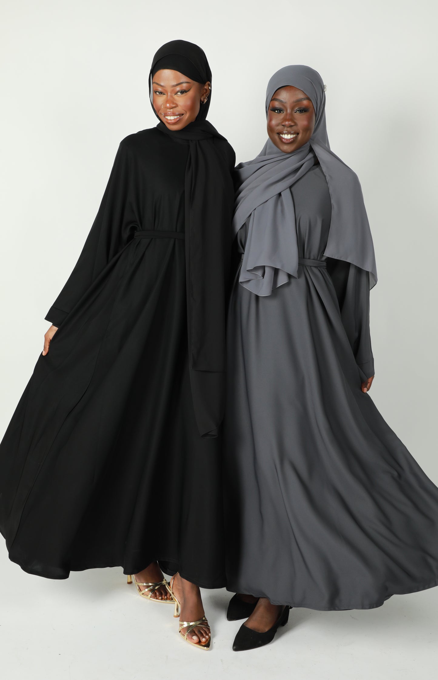 Abaya With Pockets - Black