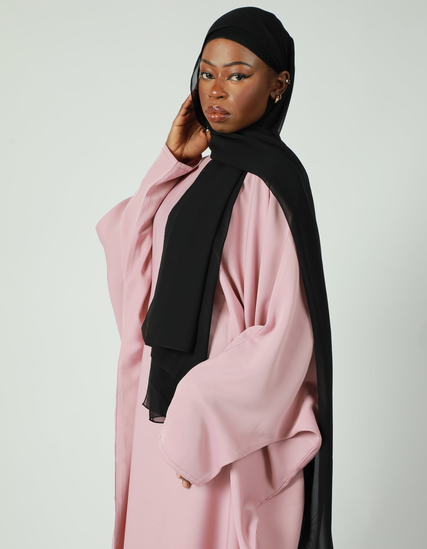 Butterfly Abaya - Pink