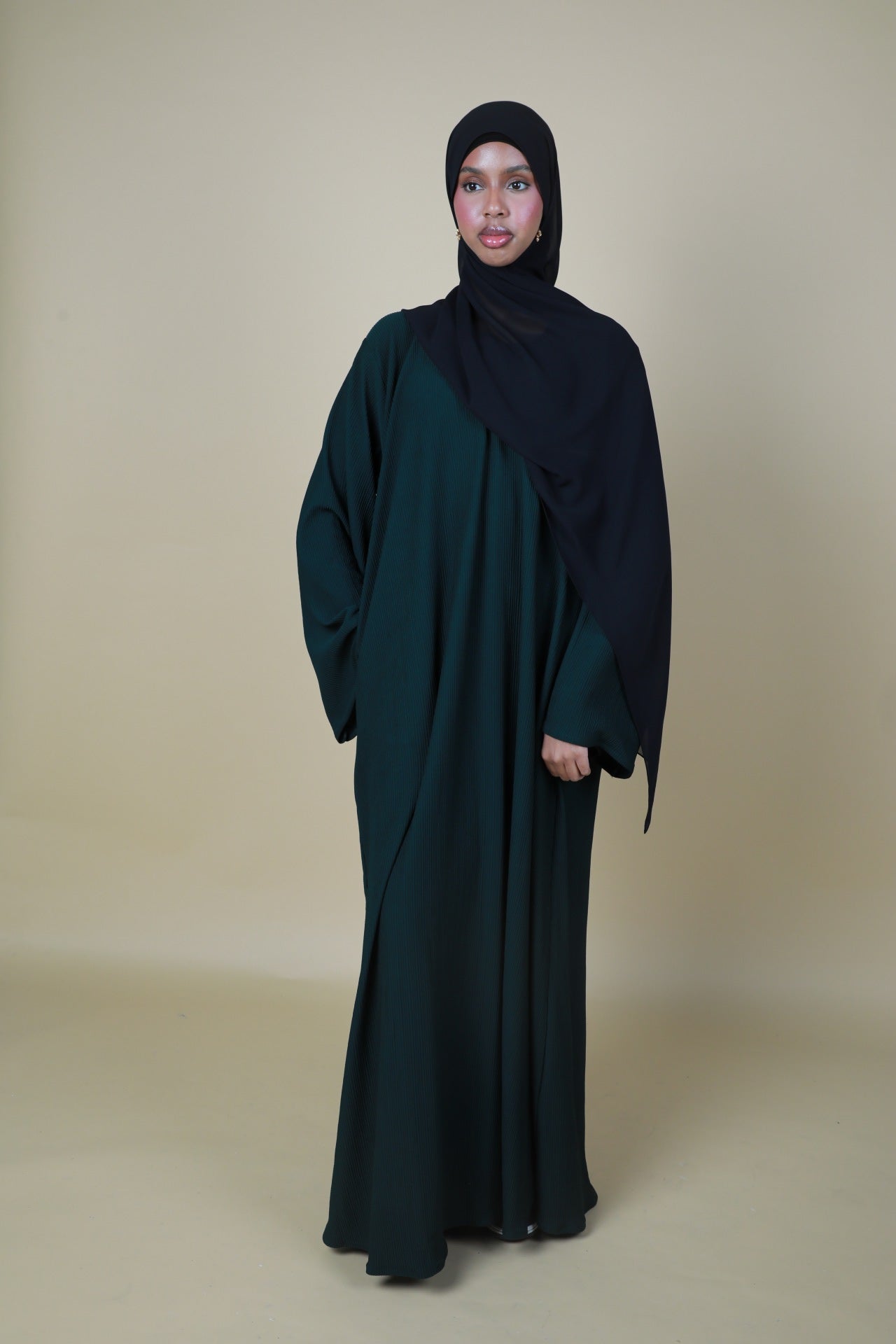 Winter Abaya (With Pockets) - Emerald