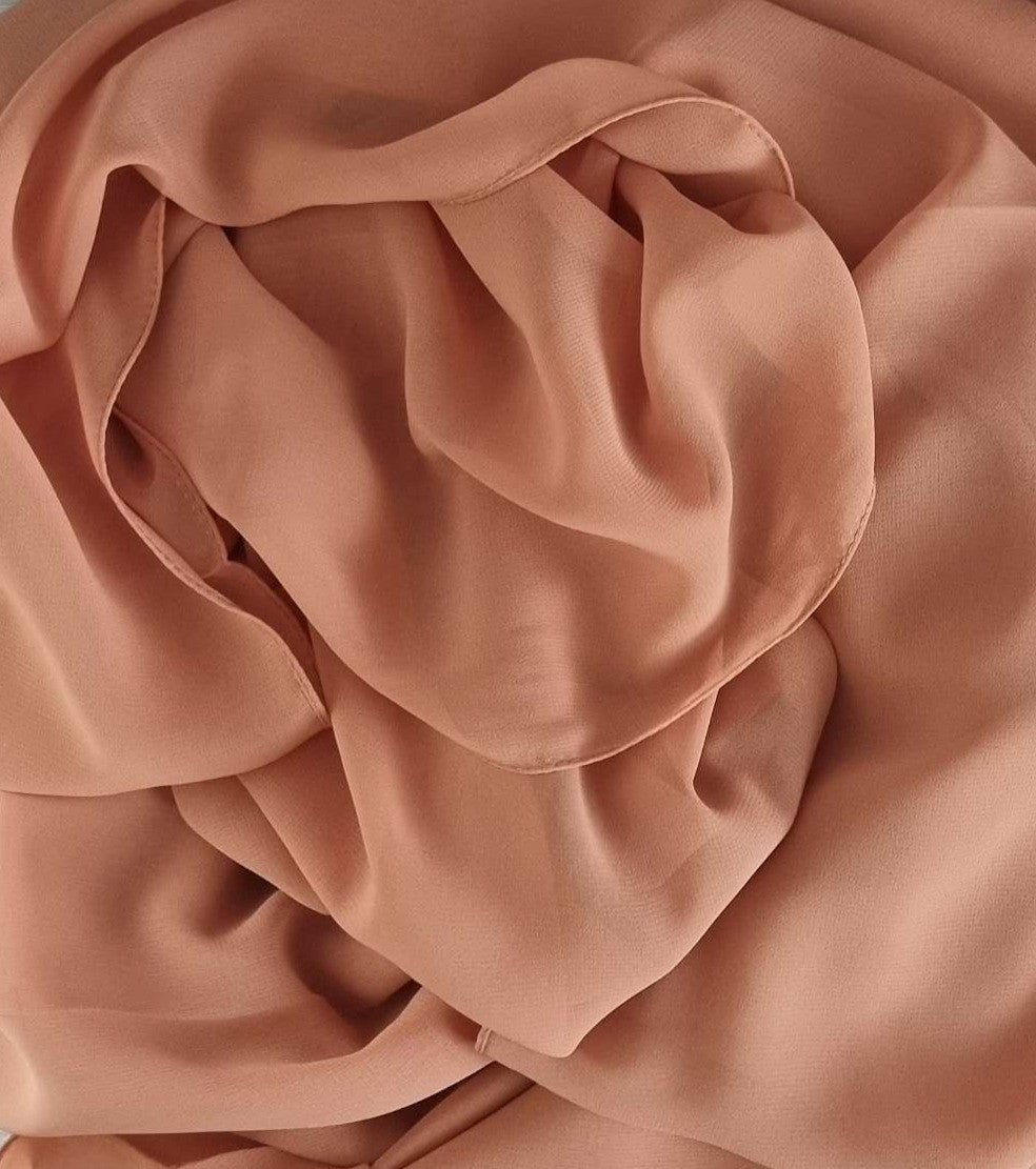Chiffon Scarf - Dark Beige