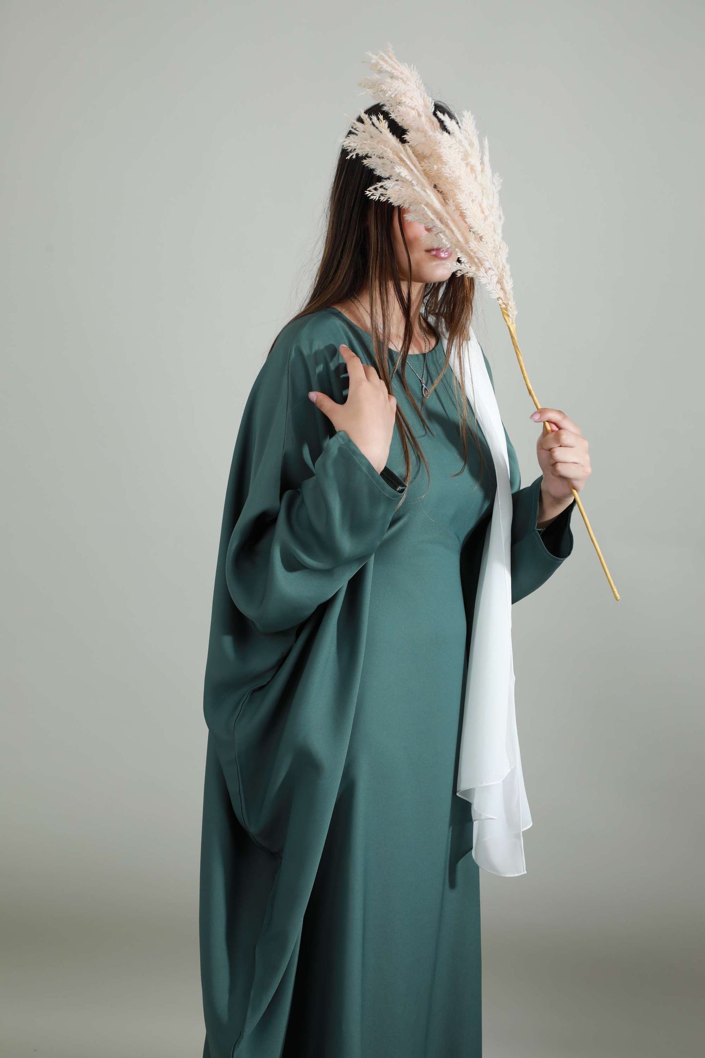 Butterfly Abaya - Green