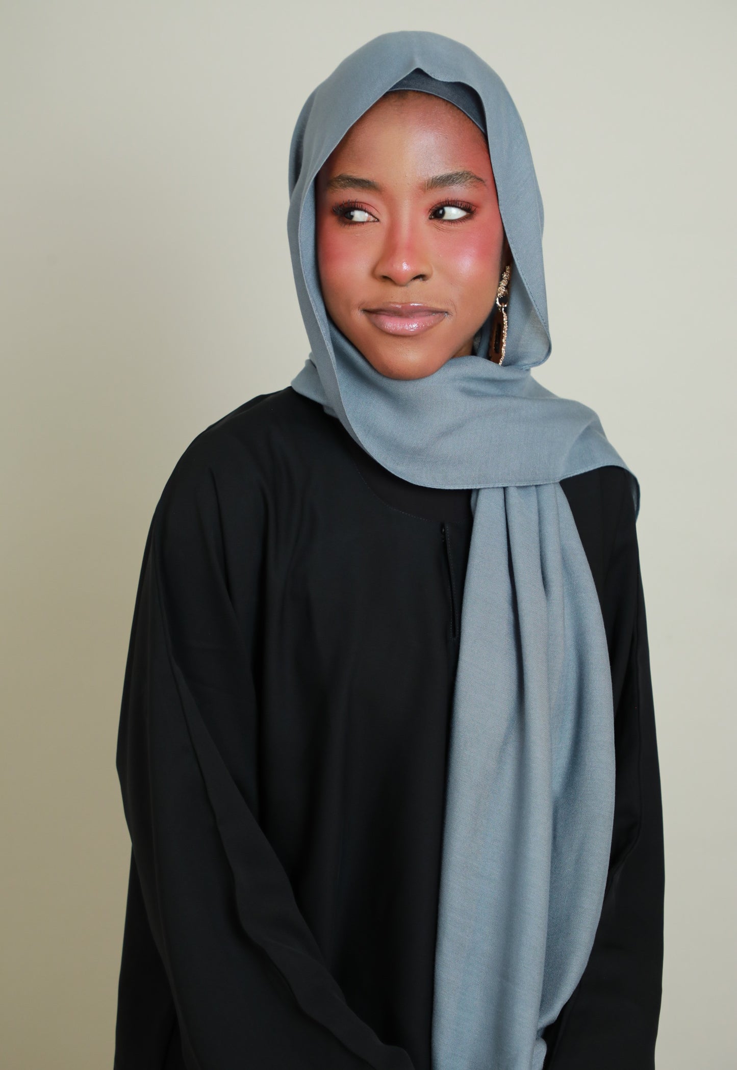 Modal Hijab With Matching Under Cap Included - Grey