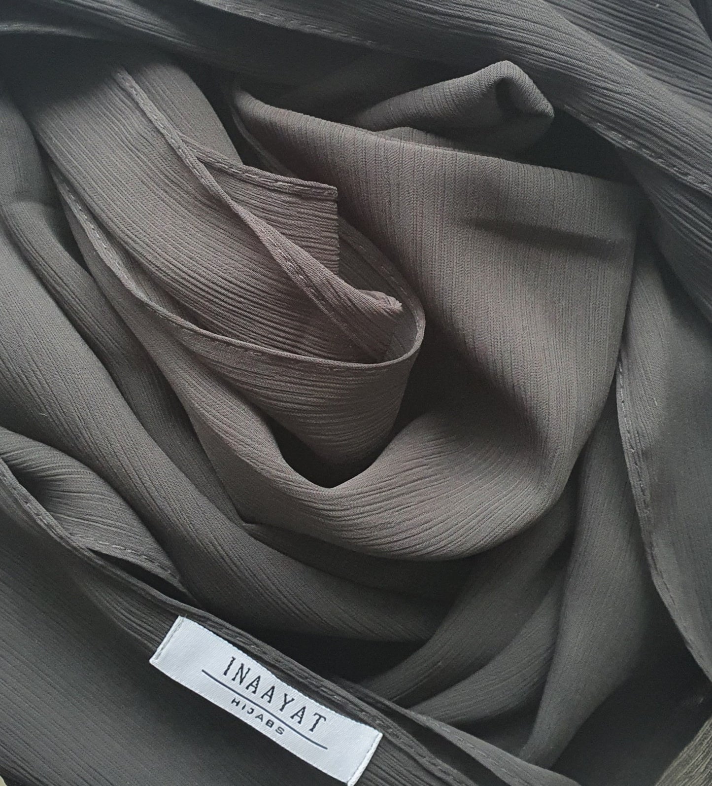 Crinkled Chiffon - Black