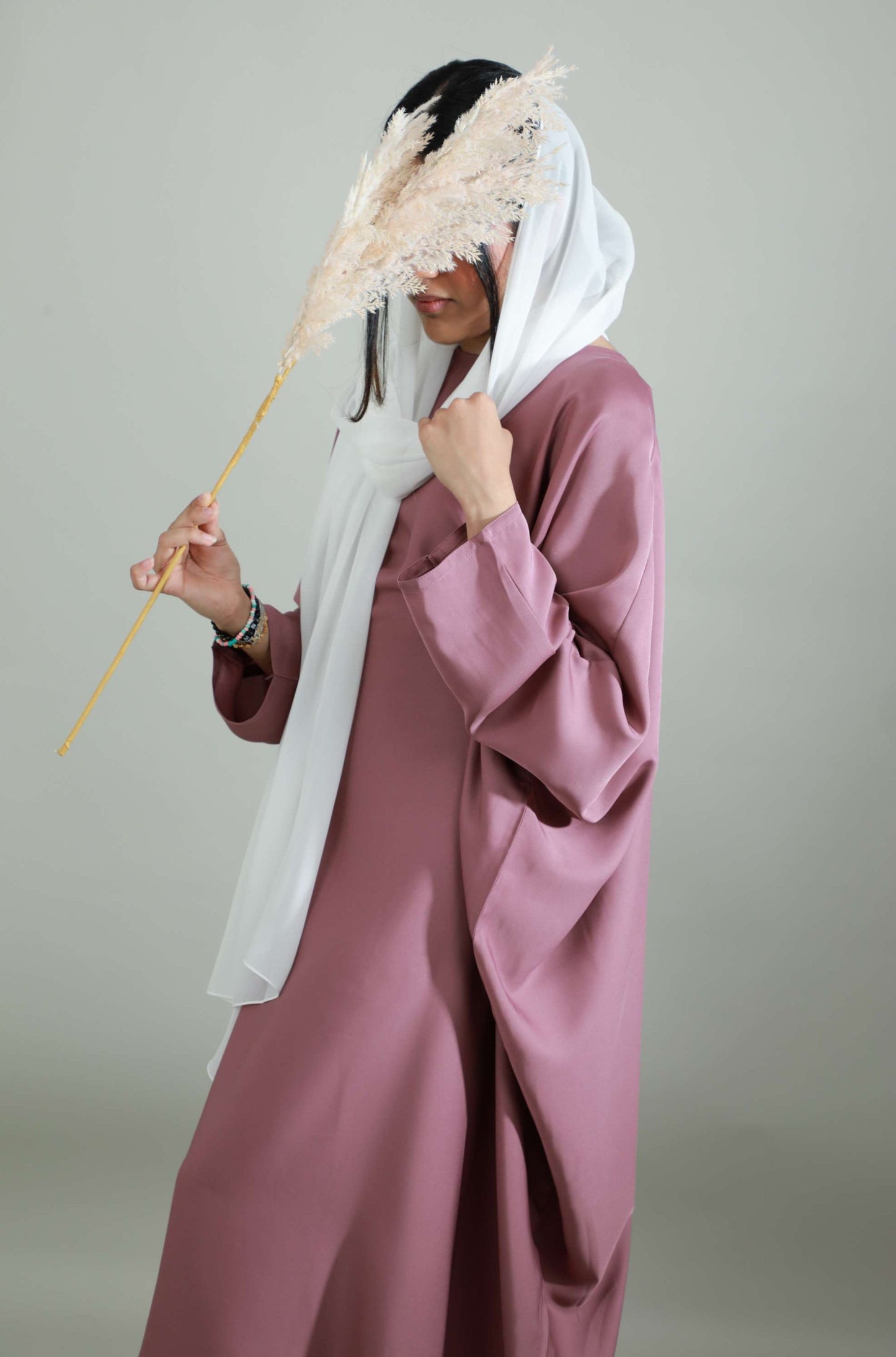 Butterfly Abaya - Pink