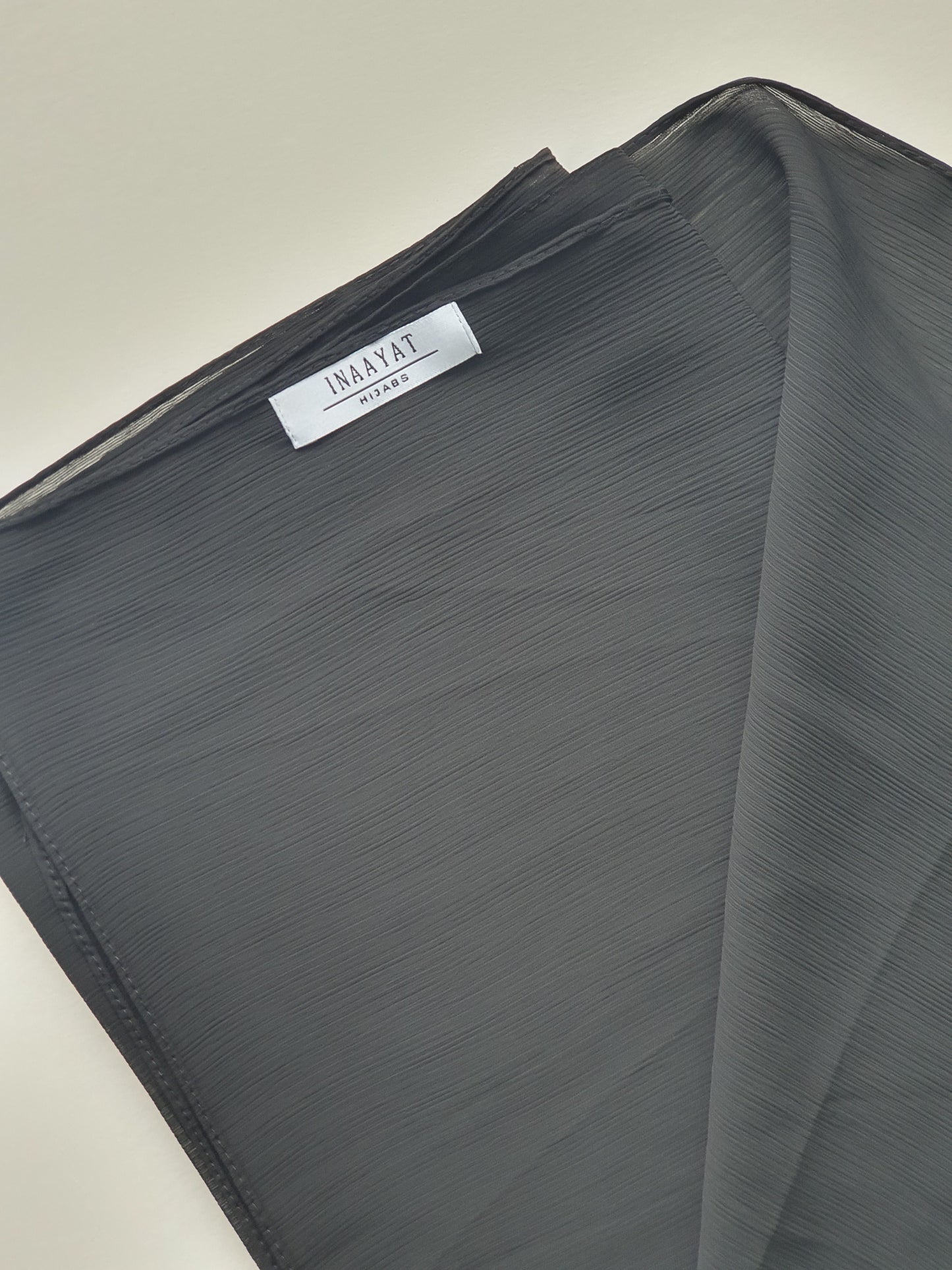 Crinkled Chiffon - Black