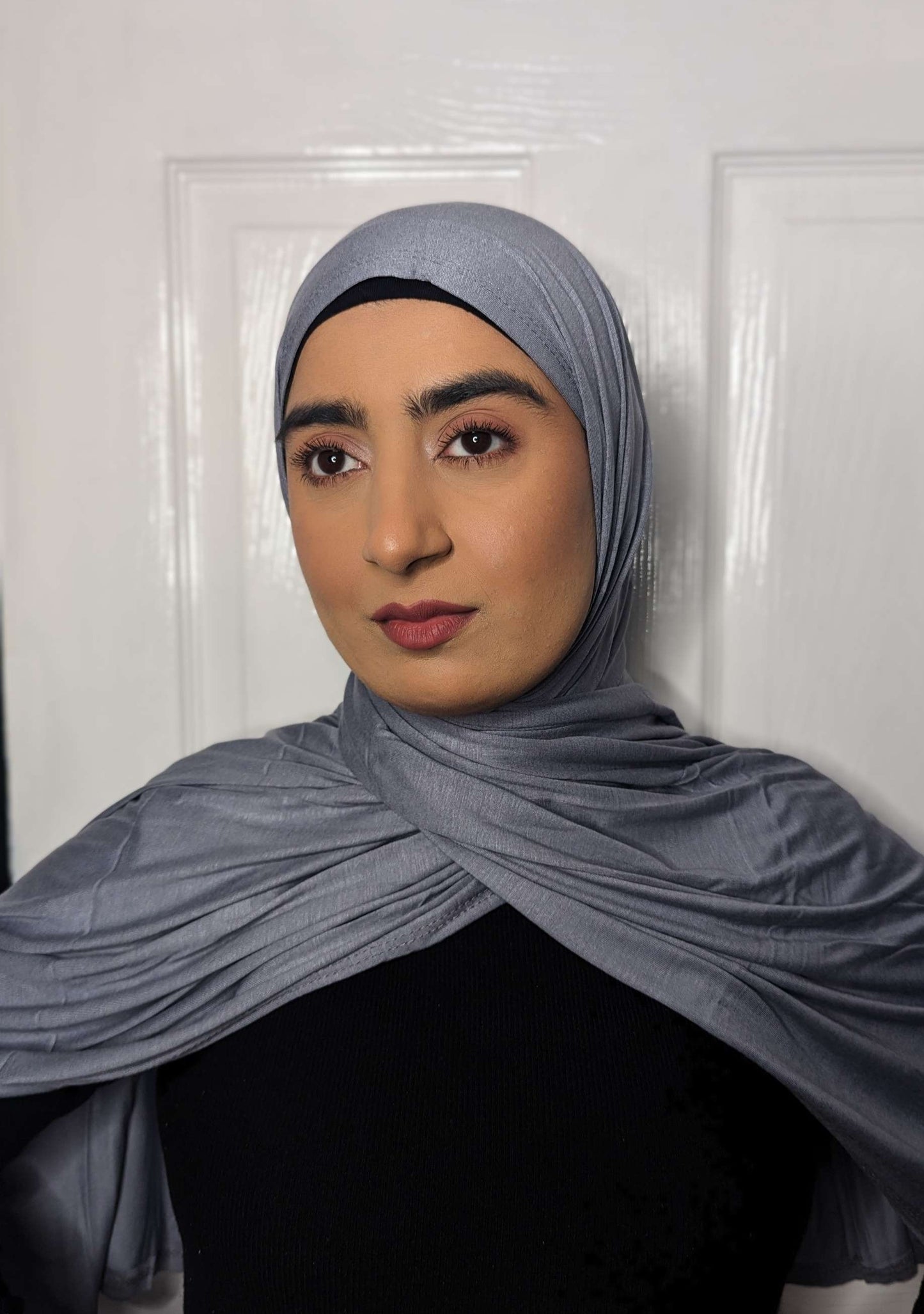 Jersey Scarf - Light Grey
