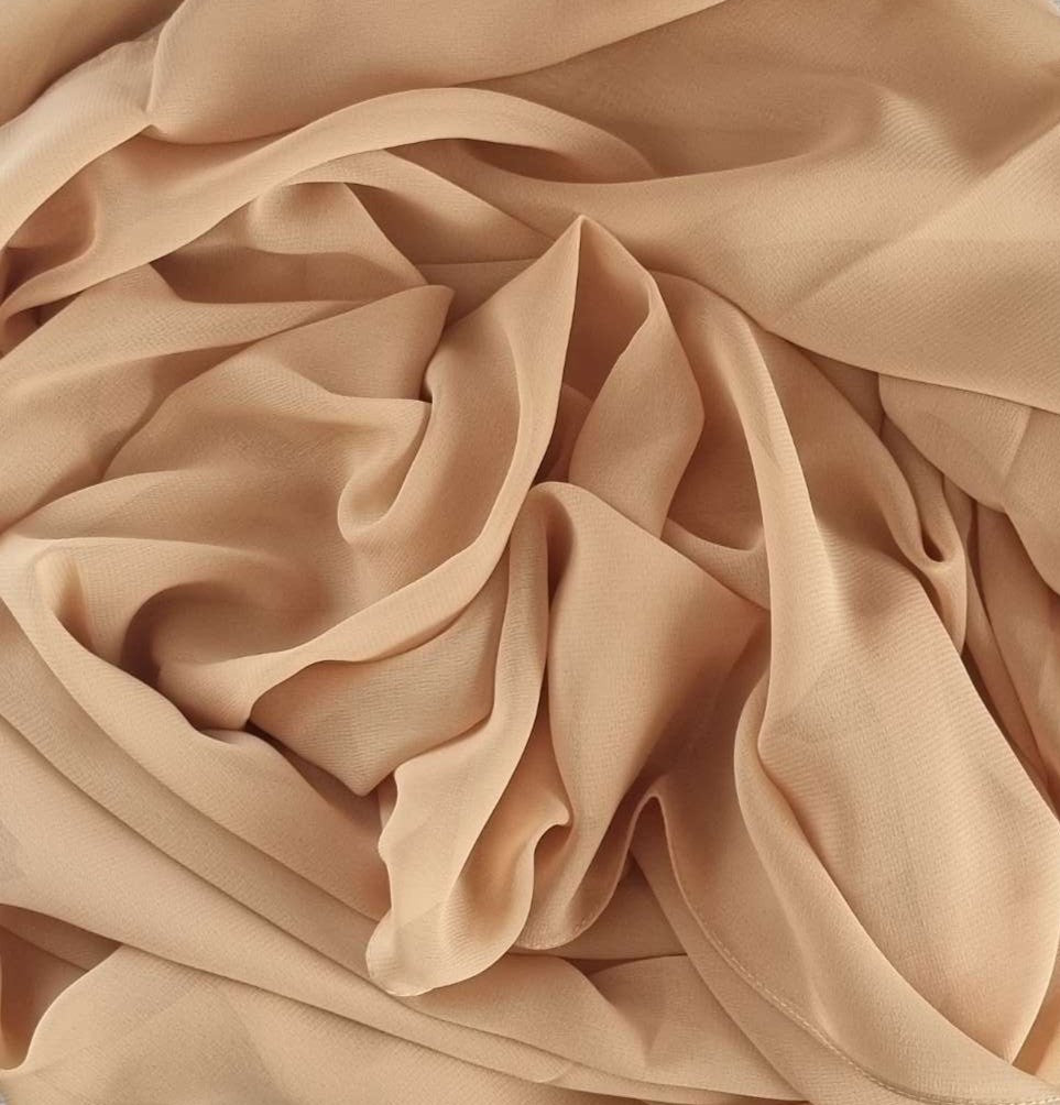 Chiffon Scarf - Light Beige