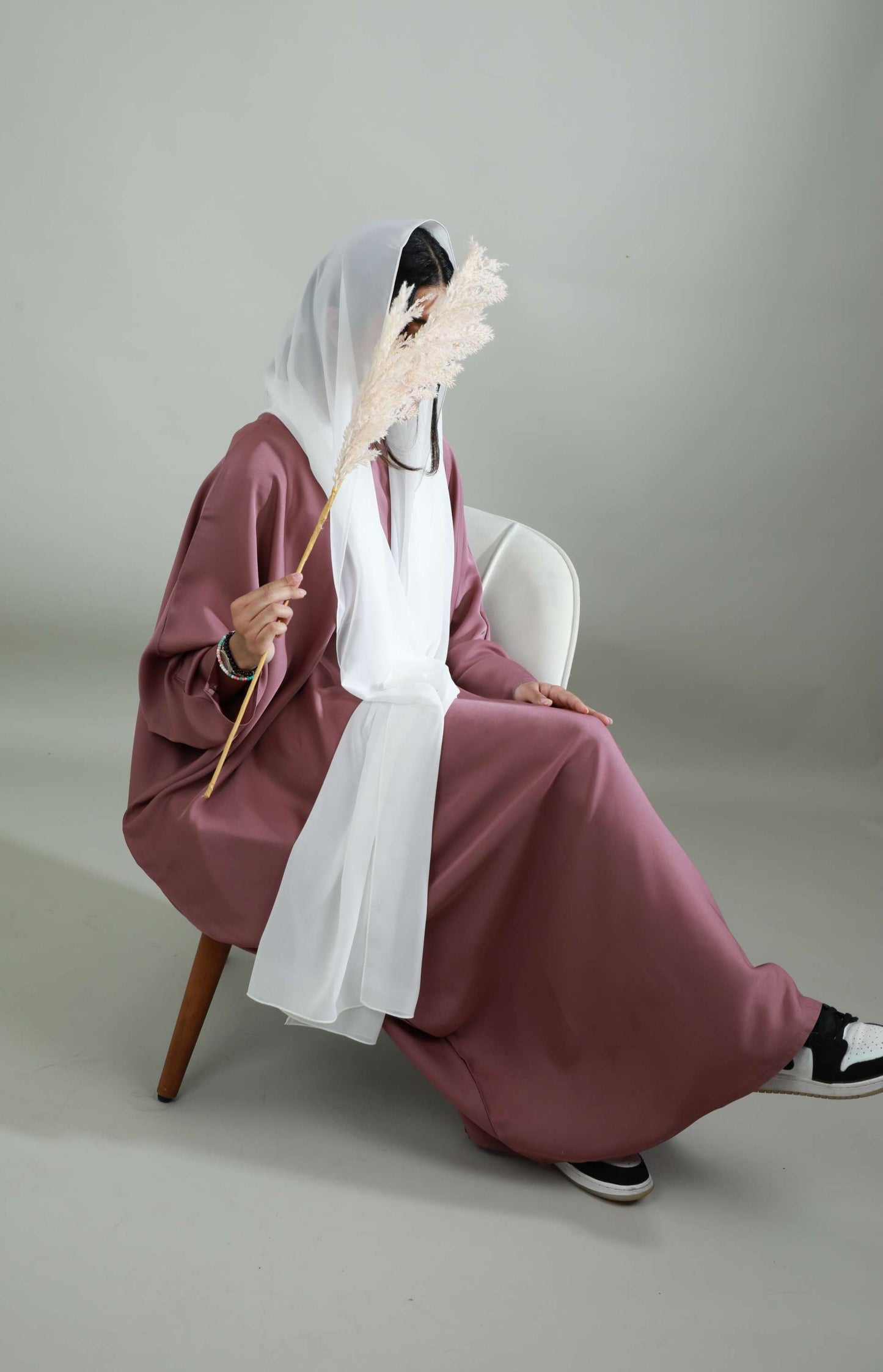 Butterfly Abaya - Pink