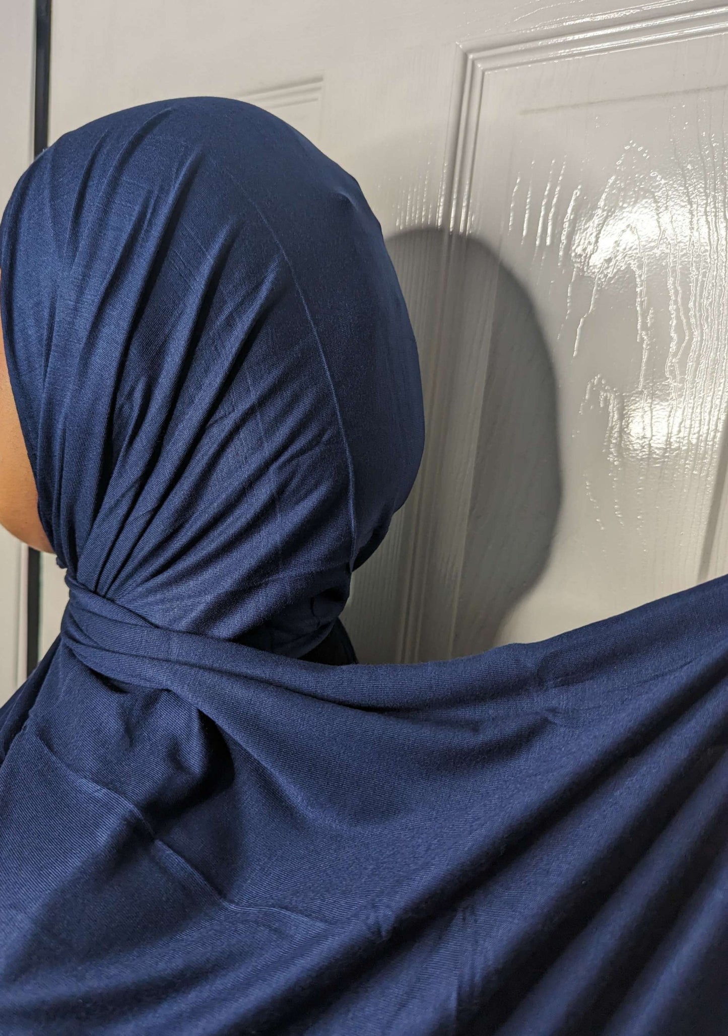 Jersey Scarf - Navy Blue