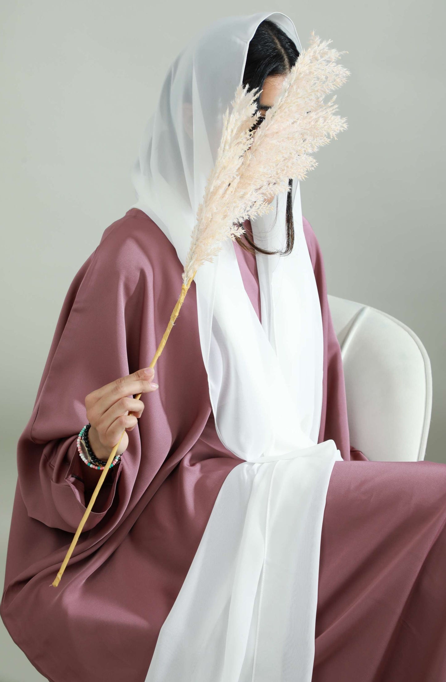 Butterfly Abaya - Pink