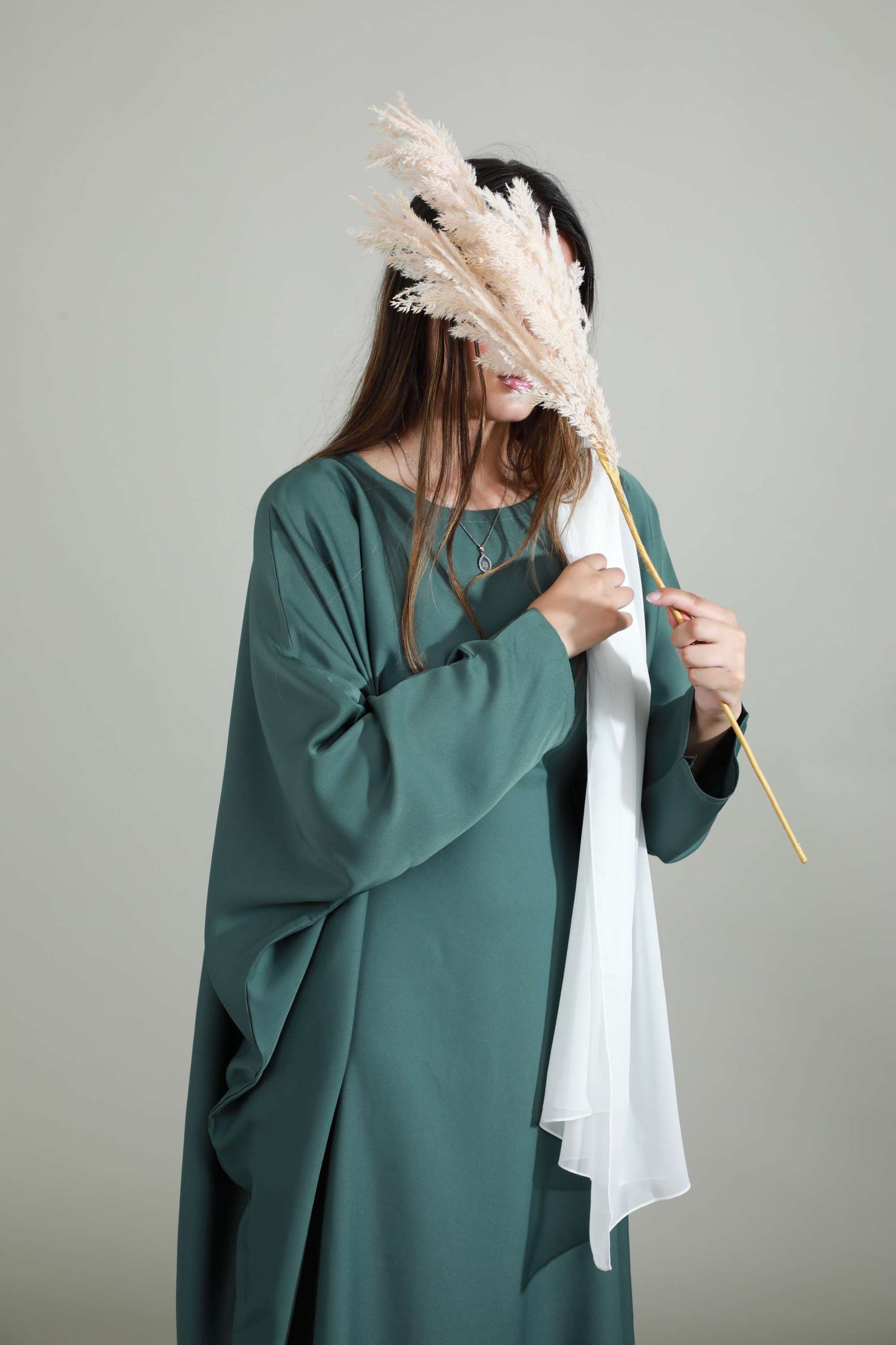 Butterfly Abaya - Green