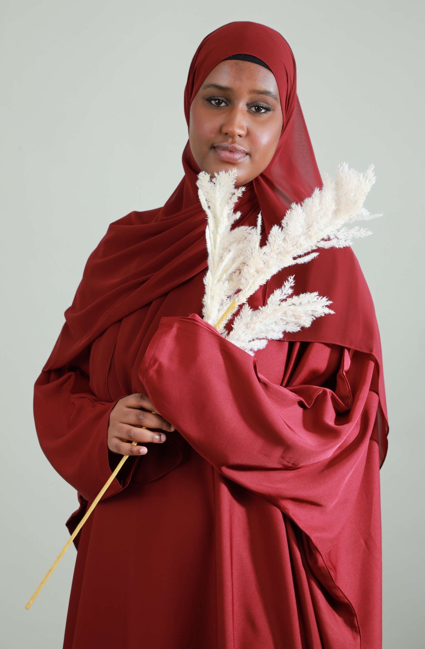 Butterfly Abaya - Maroon