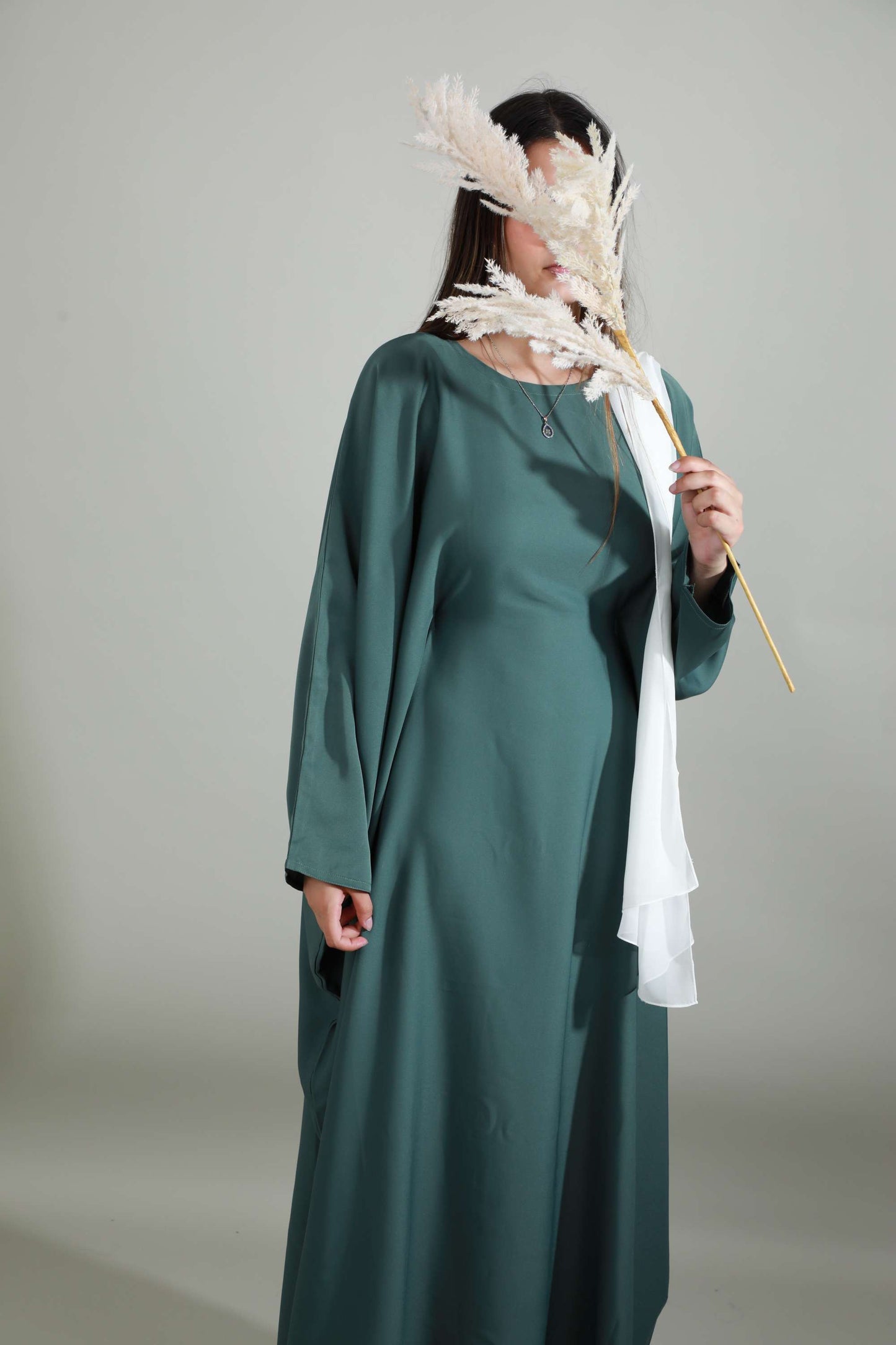 Butterfly Abaya - Green