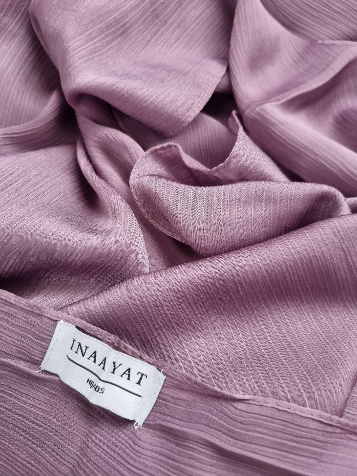 Satin Silk Scarf - Purple