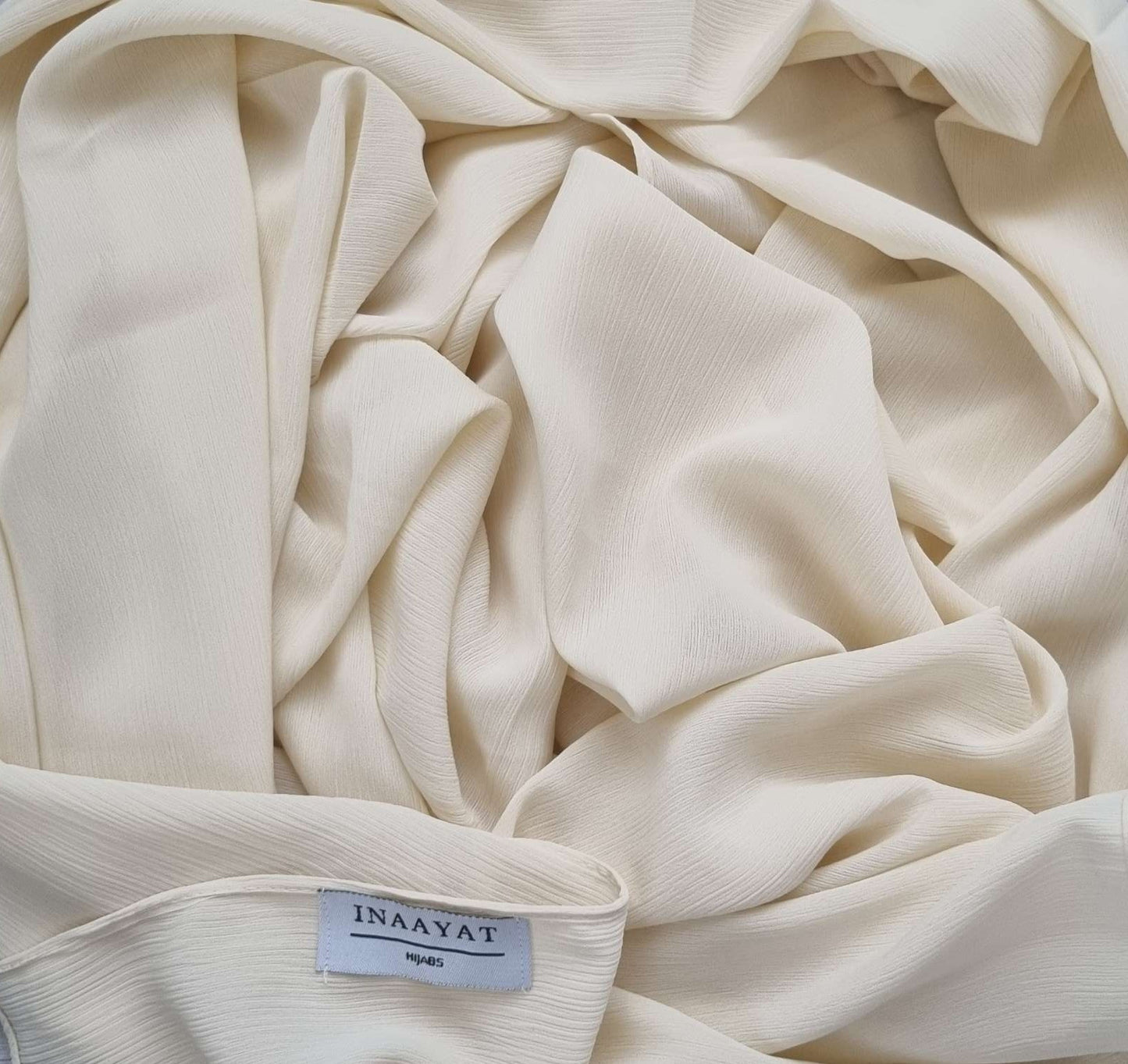 Crinkled Chiffon - Cream