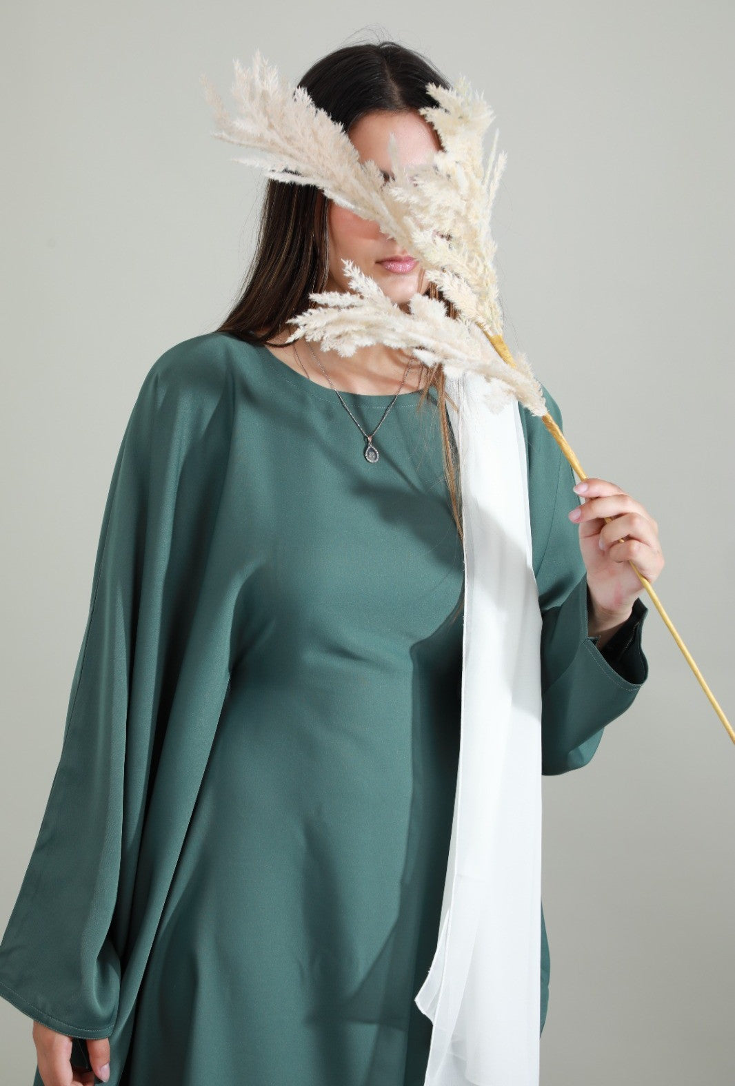 Butterfly Abaya - Green