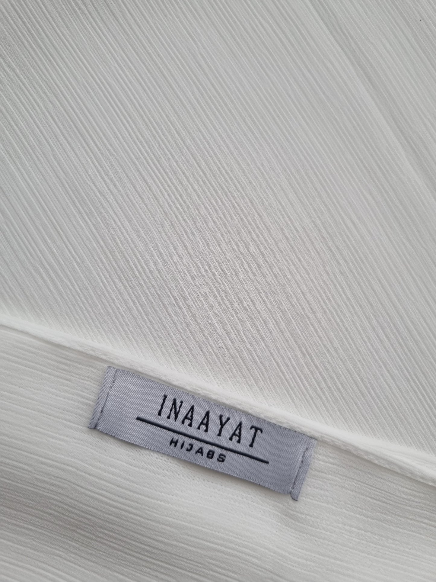Crinkled Chiffon - White