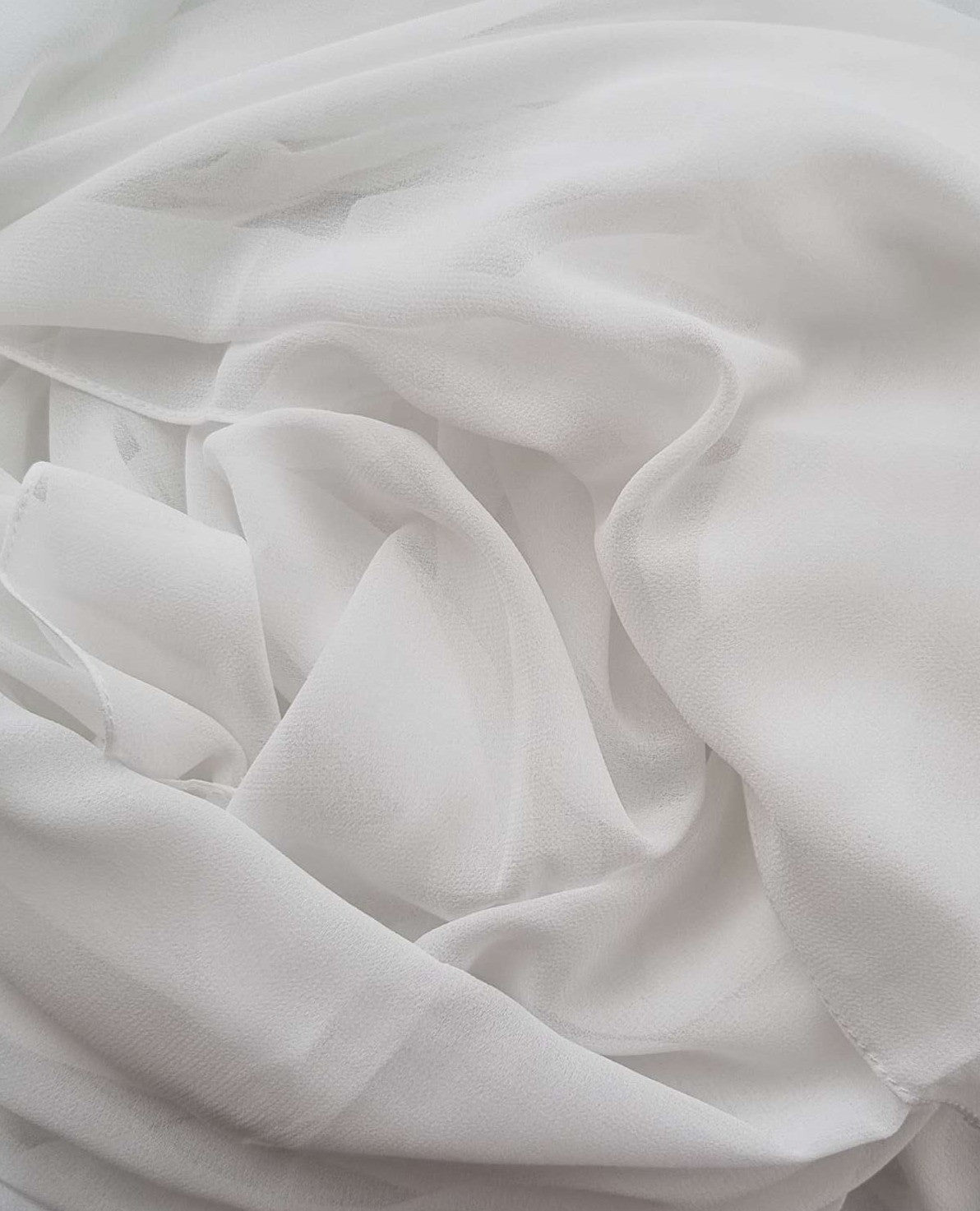 Chiffon Scarf - White