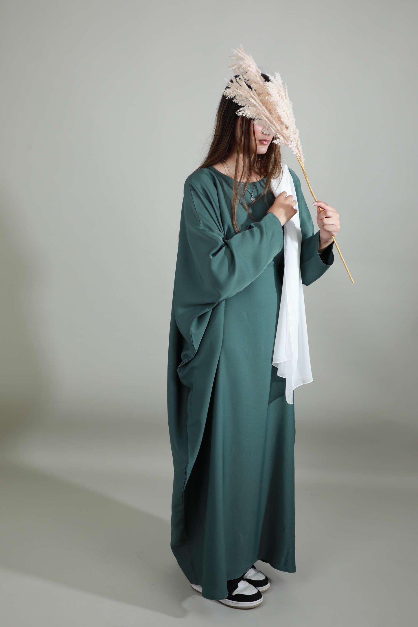 Butterfly Abaya - Green