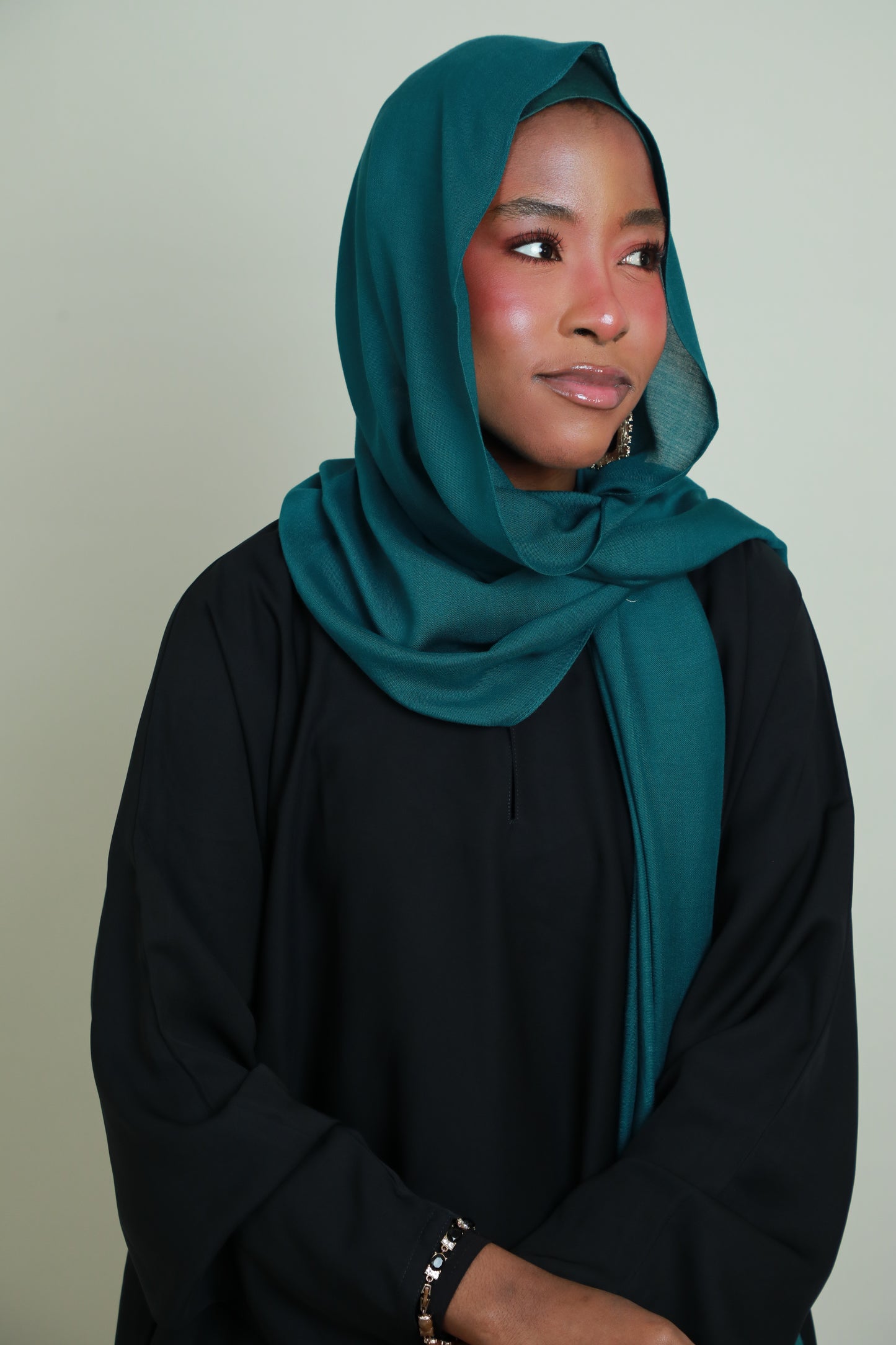 Modal Hijab With Matching Under Cap Included - Emerald