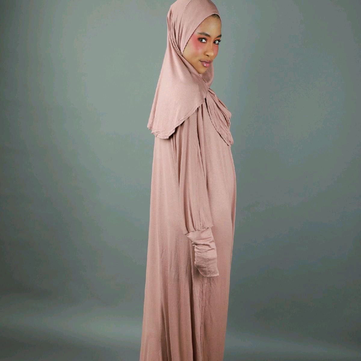Praying Abaya With Attached Hijab