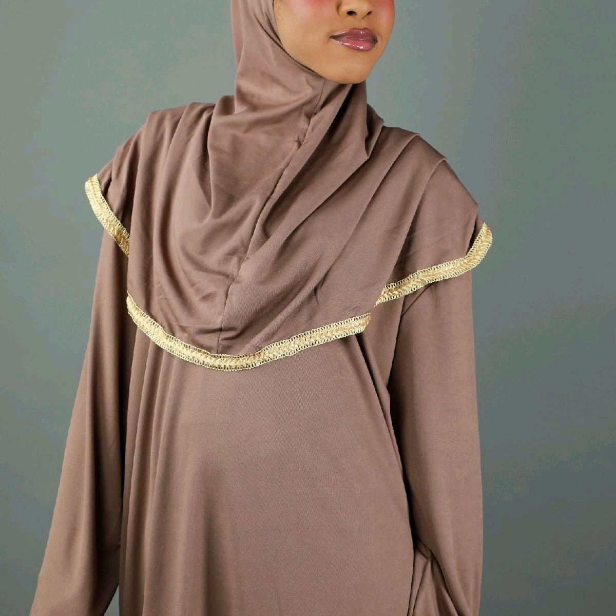 Praying Abaya With Attached Hijab