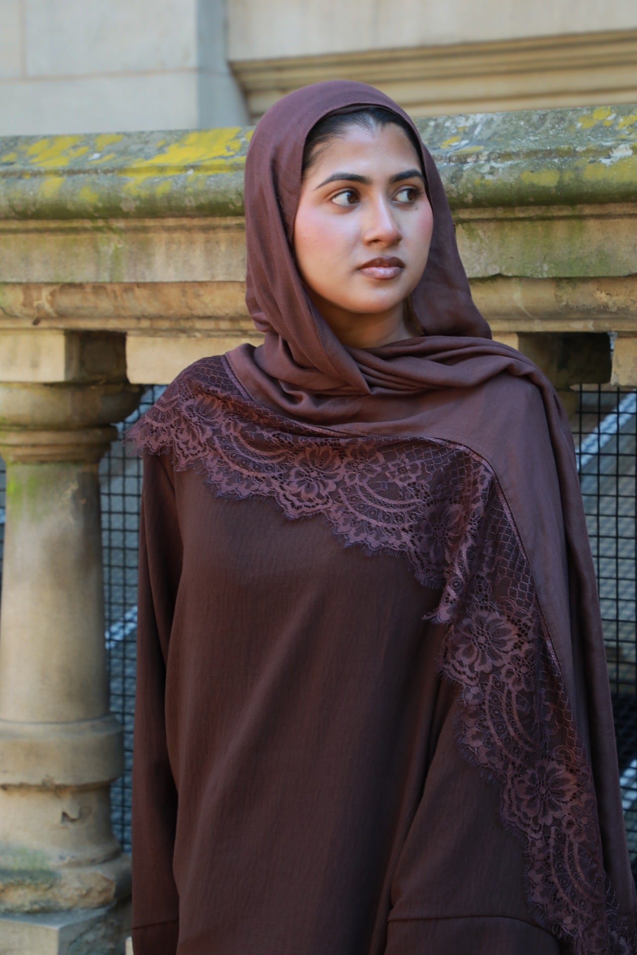 Modal Hijab With Lace