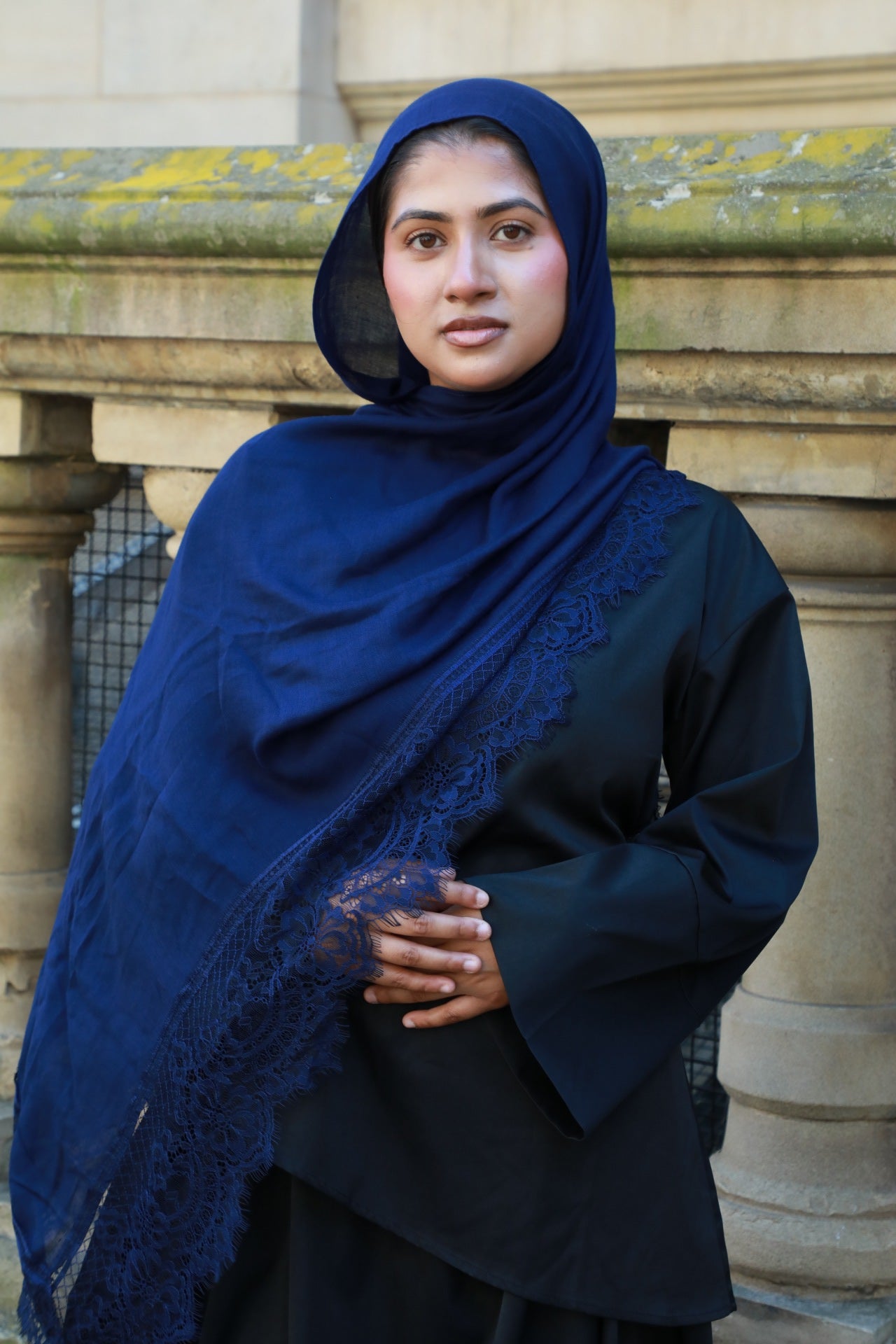 Modal Hijab With Lace