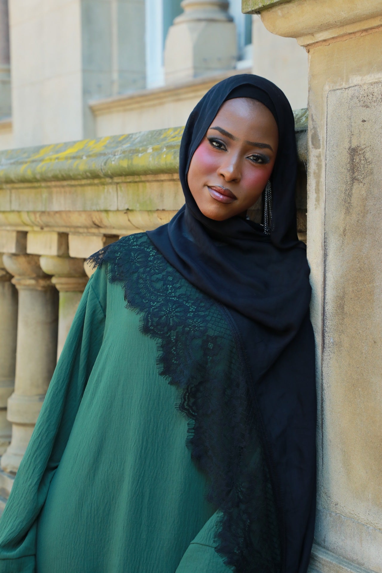 Modal Hijab With Lace