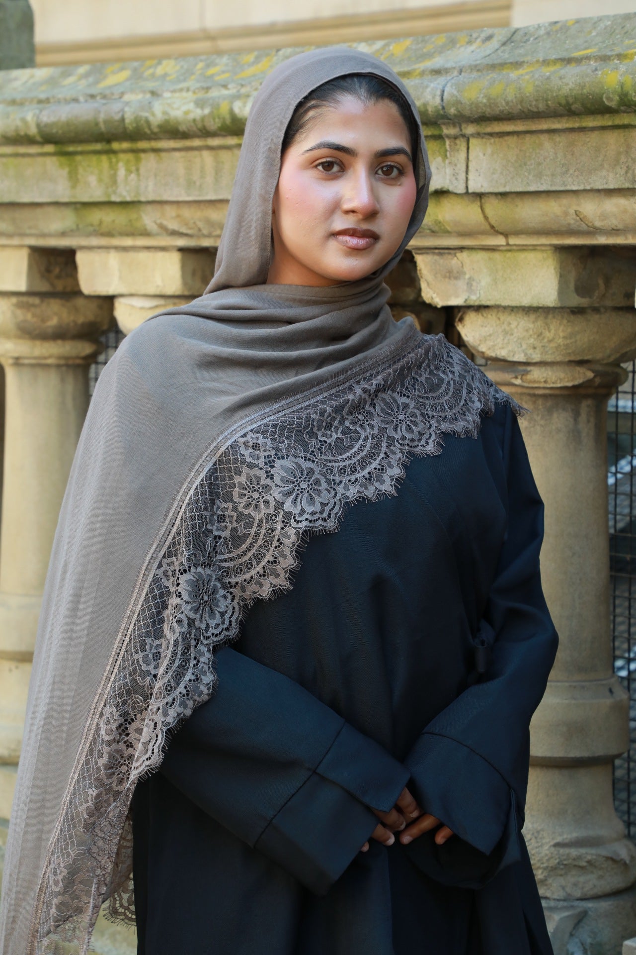 Modal Hijab With Lace