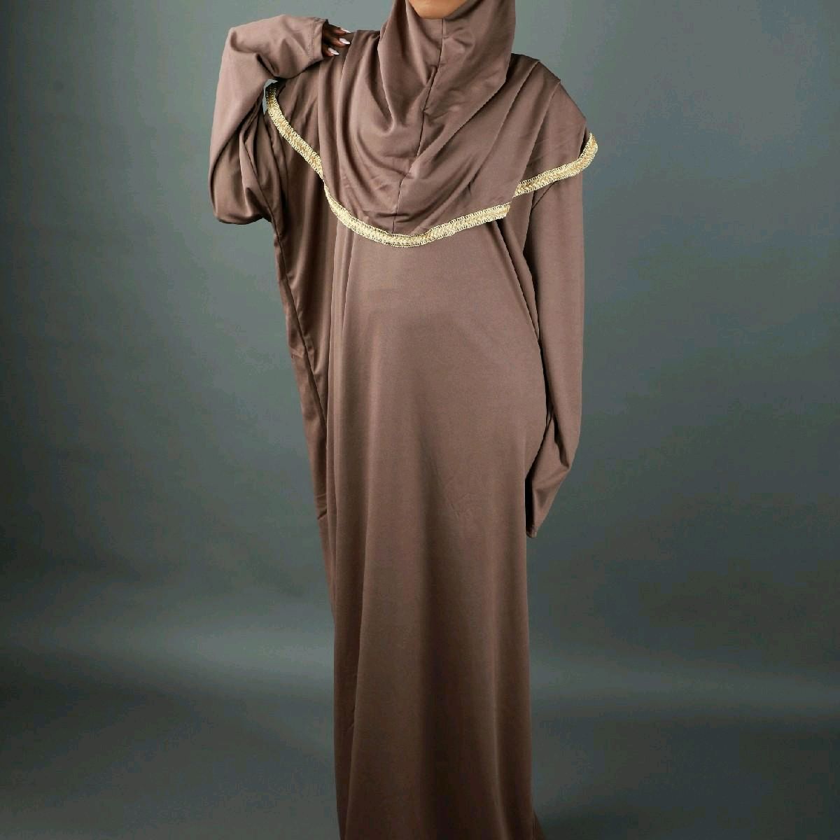 Praying Abaya With Attached Hijab