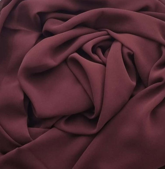 Chiffon Scarf - Dark Brown