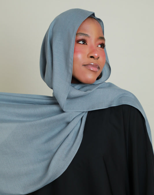 Modal Hijab With Matching Under Cap Included - Grey