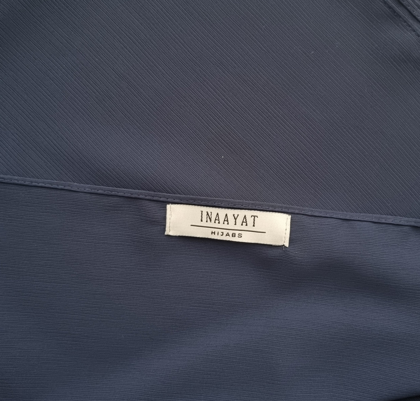 Crinkled Chiffon - Navy Blue