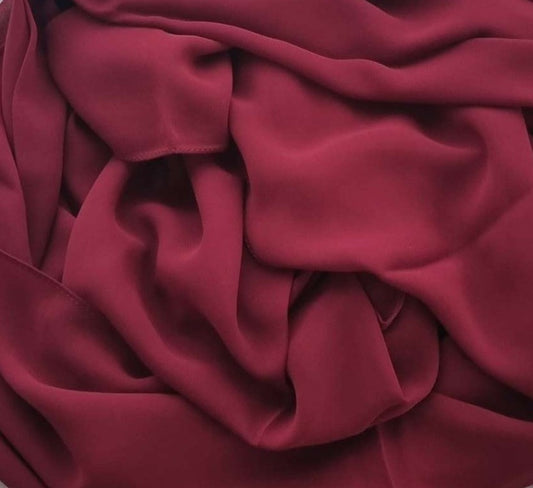 Chiffon Scarf - Maroon