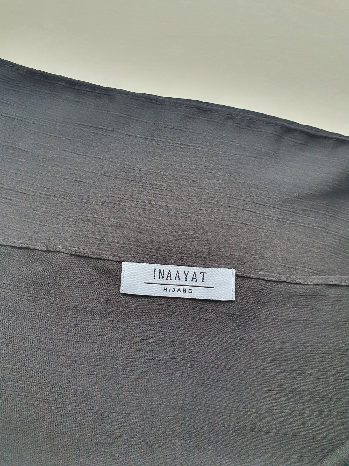 Satin Silk Scarf - Black