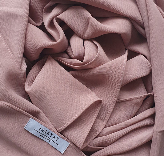 Crinkled Chiffon - Light Pink