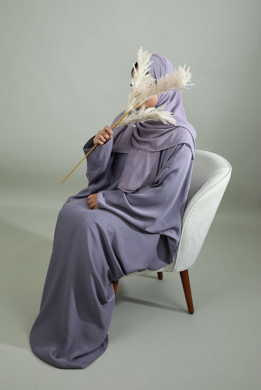 Butterfly Abaya - Purple